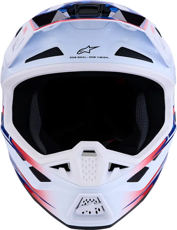 Alpinestars Helm SM7 BLASTER Wit/Blauw/Rood