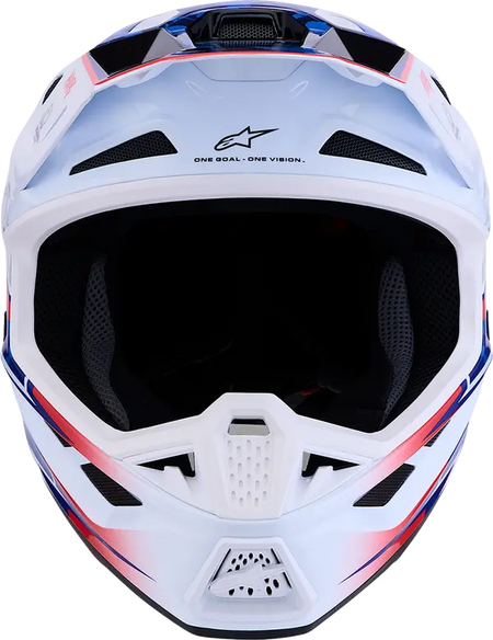 Alpinestars Helm SM7 BLASTER Wit/Blauw/Rood