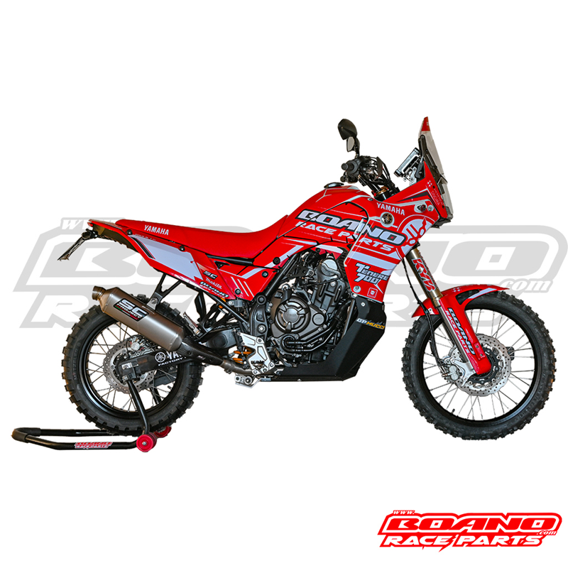BOANO stickerkit Race Parts, rood - Yamaha Ténéré 700 (2019-2024)