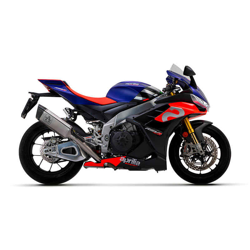 Arrow Aprilia RSV 4 2025 – Pista titanium silencer with titanium link pipe | Femon Parts