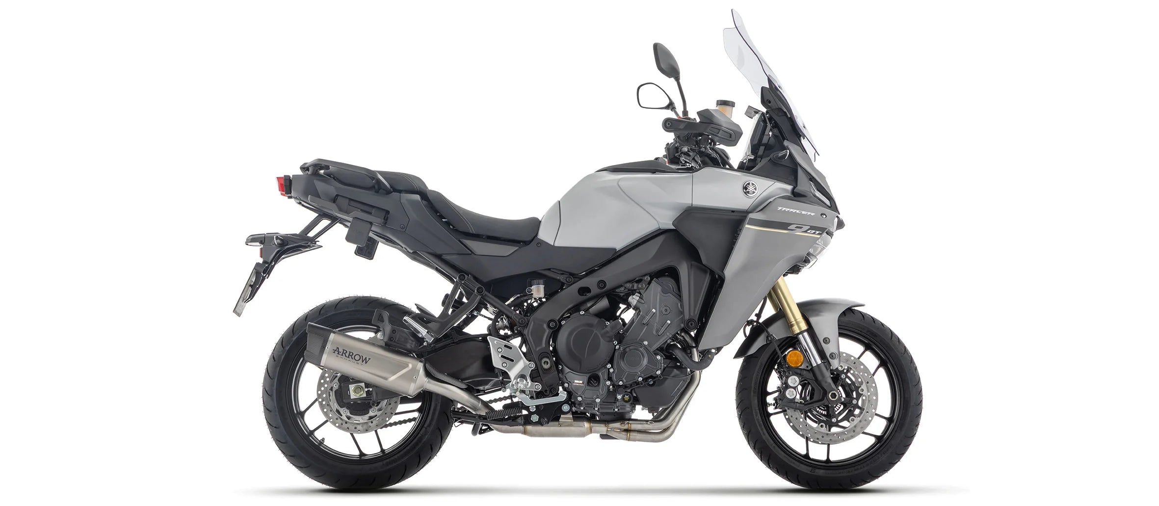 Arrow Yamaha TRACER 9 All Version 2025 – Full system racing with Indy Race EVO titanium silencers | Femon Parts