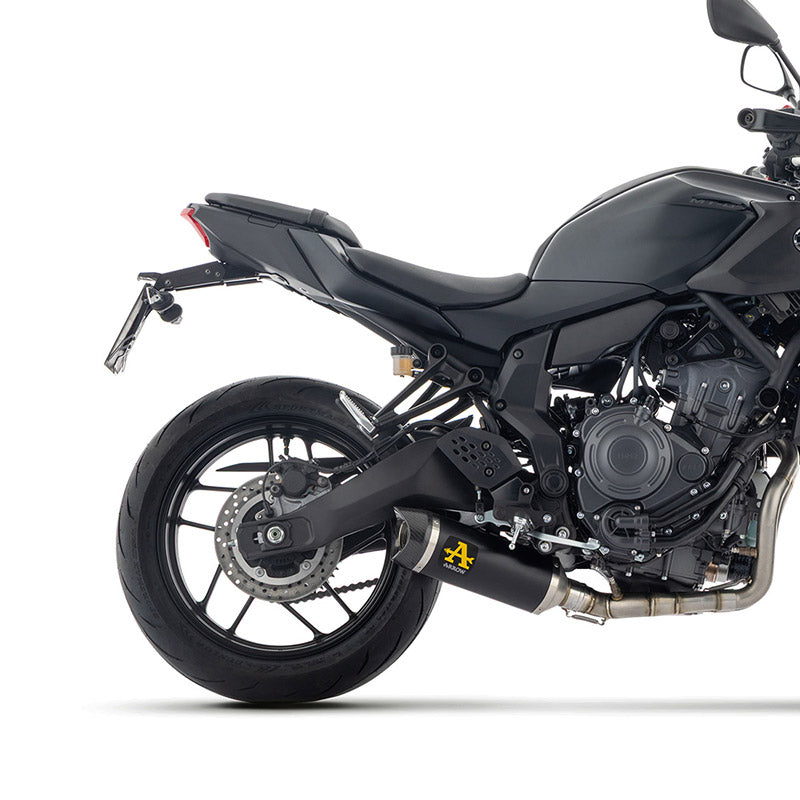 Arrow Yamaha MT-07 2025 – Full system racing with Thunder titanium silencers | Femon Parts