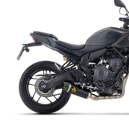 Arrow Yamaha MT-07 2025 – Full system racing with Thunder titanium silencers | Femon Parts