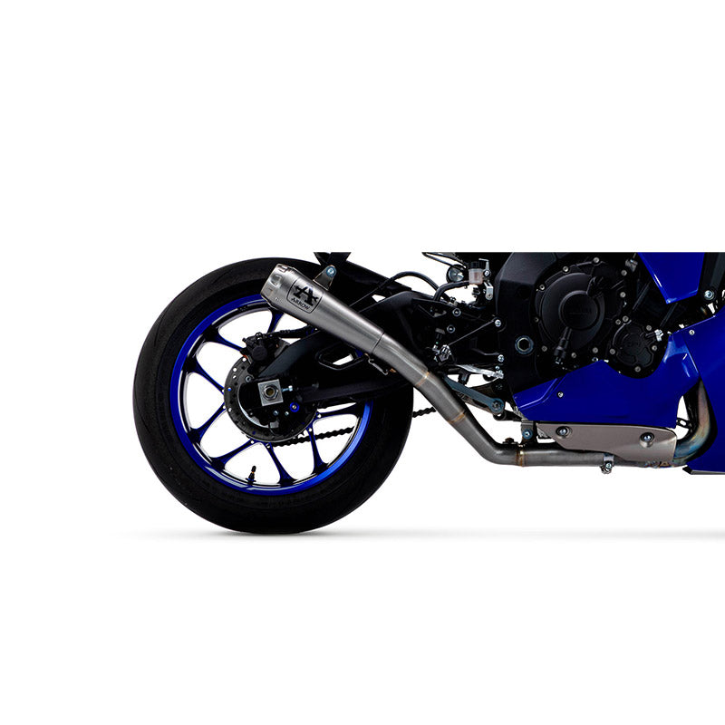 Arrow Yamaha YZF R1 2025 – Half system racing - Pro-Race titanium silencer + titanium link pipe ø60mm. | Femon Parts