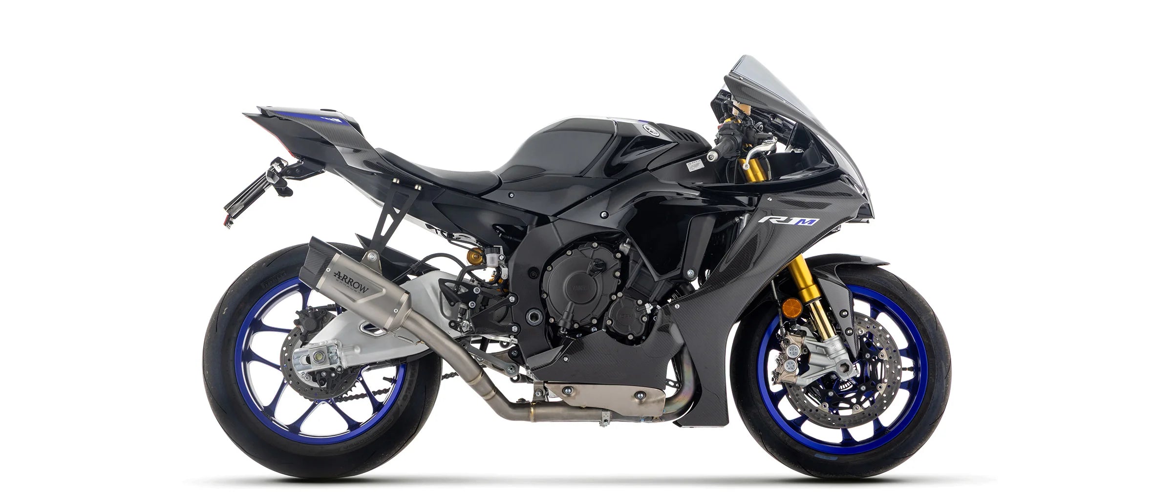 Arrow Yamaha YZF R1 2025 – Half system racing - Indy Race EVO titanium silencer + titanium link pipe ø60mm. | Femon Parts