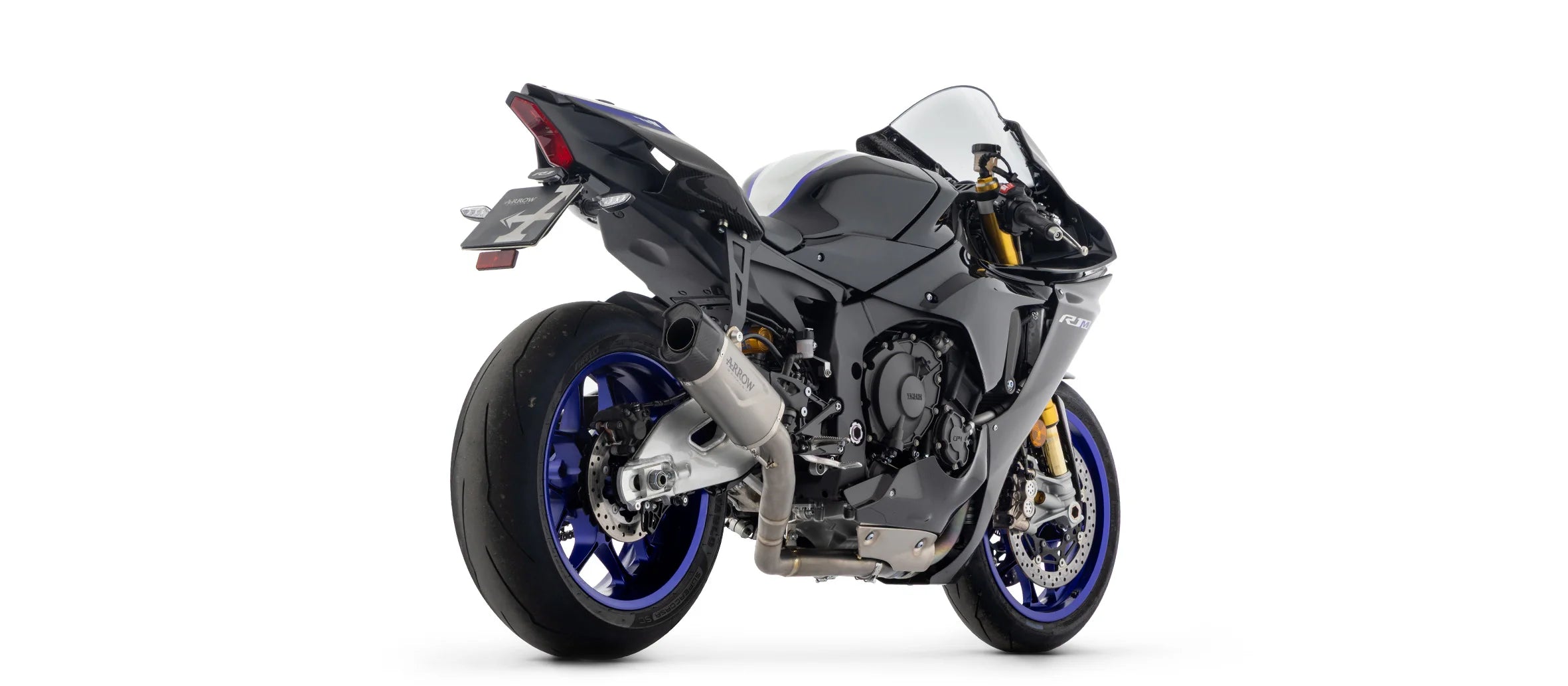 Arrow Yamaha YZF R1 2025 – Half system racing - Indy Race EVO titanium silencer + titanium link pipe ø60mm. | Femon Parts