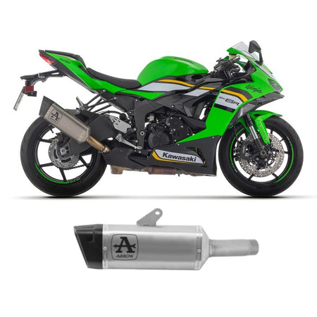 Arrow einddemper titanium Kawasaki ZX-6R 636 2024-2025