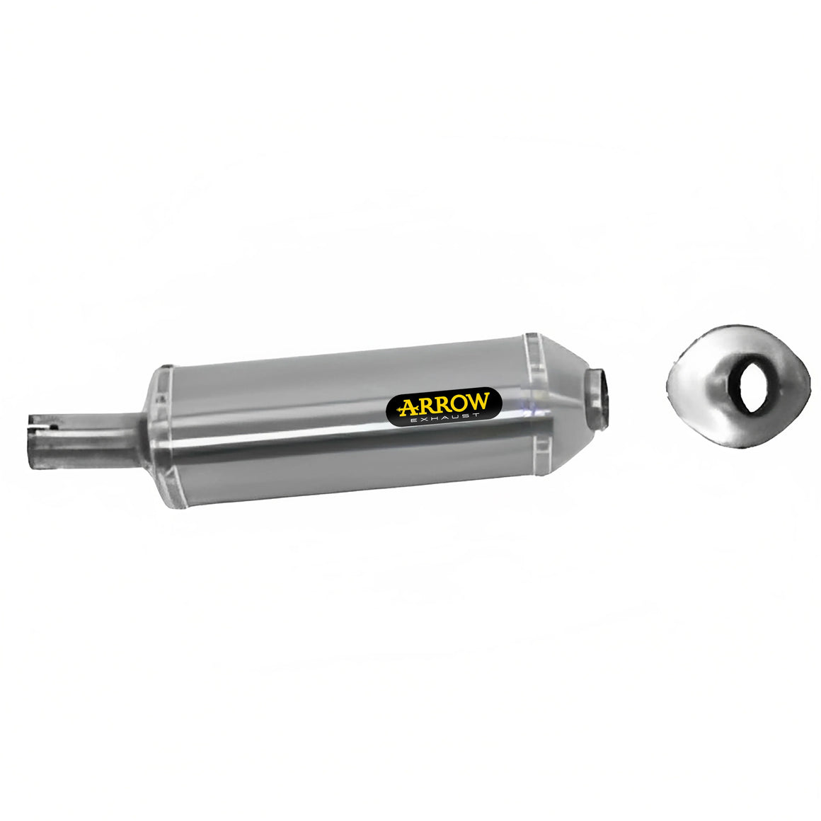 Arrow einddemper aluminium Kawasaki ER-6N - ER-6F 2005-2011 Race-Tech goedgekeurd