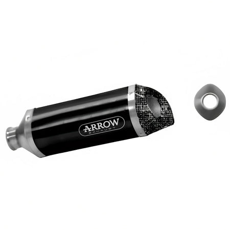 Arrow Yamaha YZF R6 2012-2016 – Street Thunder aluminium silencer with carby end capfor original collectors | Femon Parts