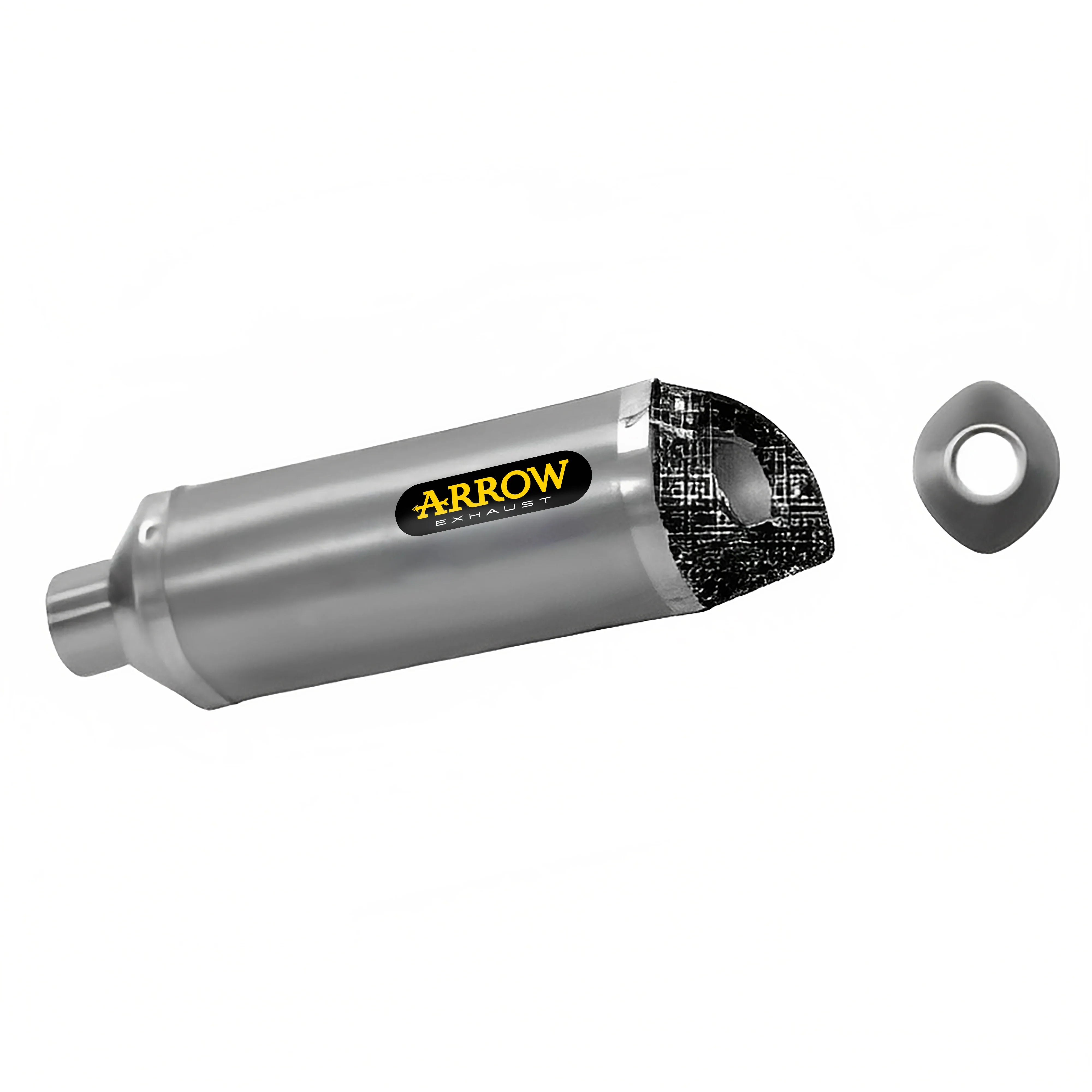 Arrow Yamaha FZ1 - FZ1 FAZER 2006-2016 – Maxi Race-Tech Approved titanium silencer with carby end cap | Femon Parts