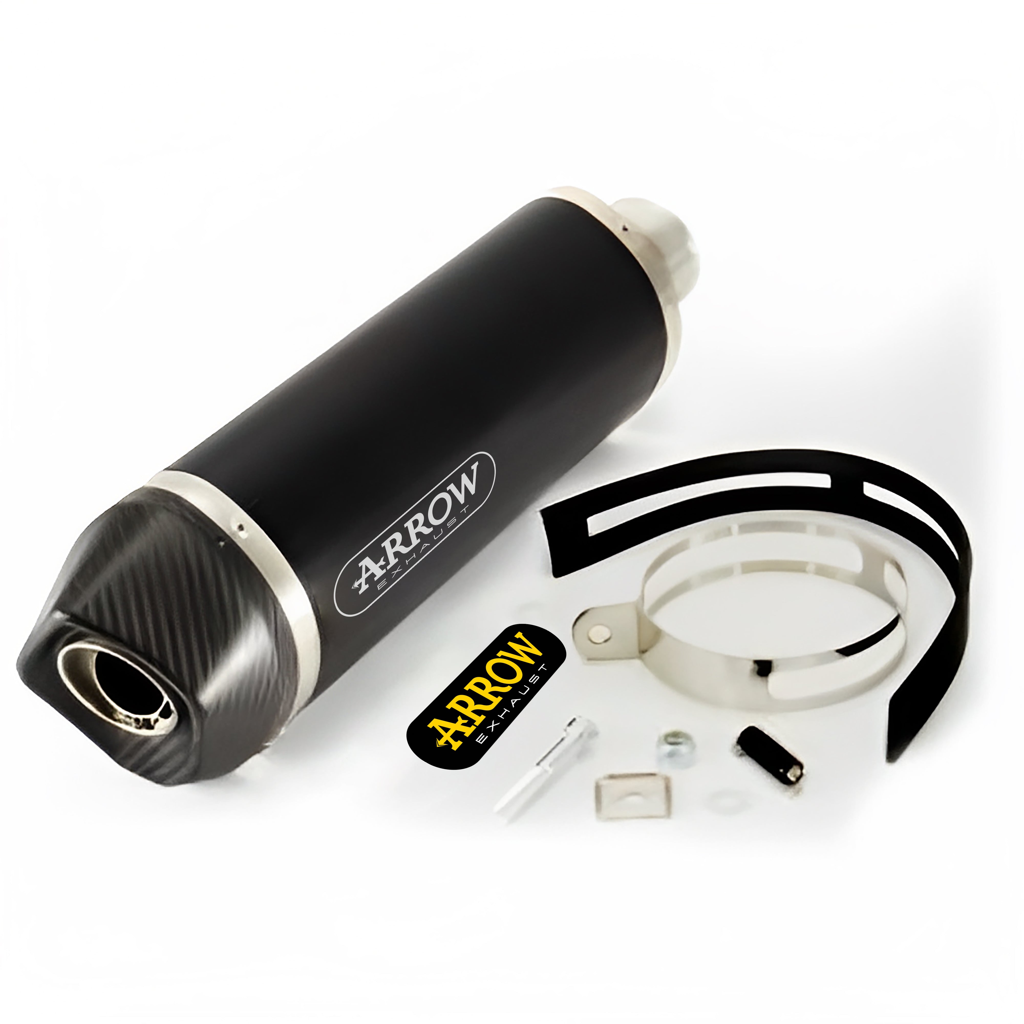 Arrow BMW F 800 R 2009-2016 – Maxi Race-Tech Approved aluminium silencer with carby end cap | Femon Parts
