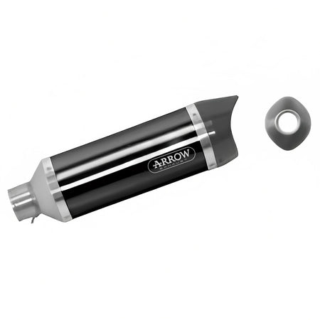 Arrow Yamaha XJ6 / XJ6 Diversion 2009-2015 – Street Thunder aluminium silencer with carby end cap | Femon Parts