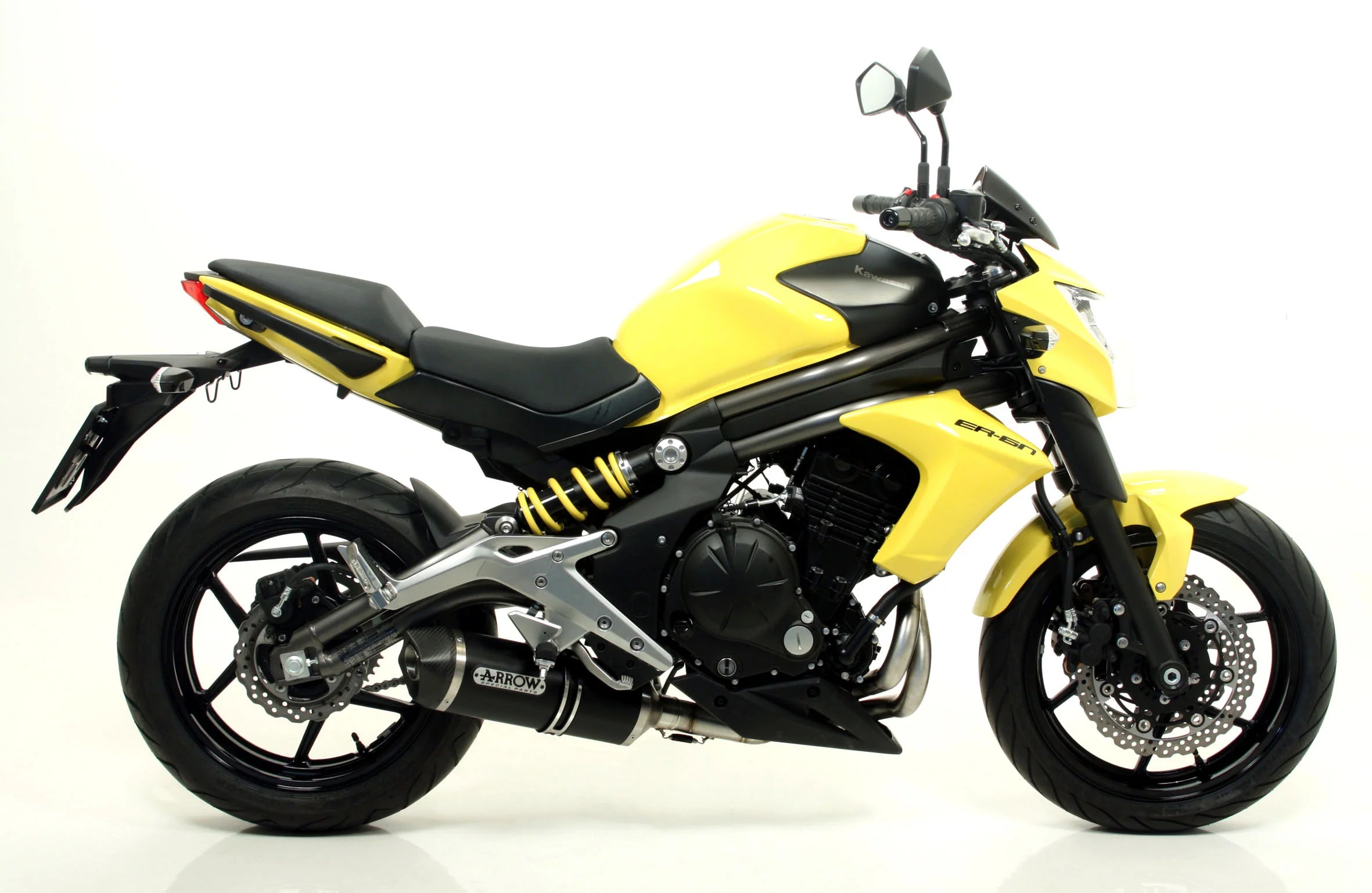 Arrow einddemper aluminium Kawasaki ER-6N 2012-2016 Race-Tech