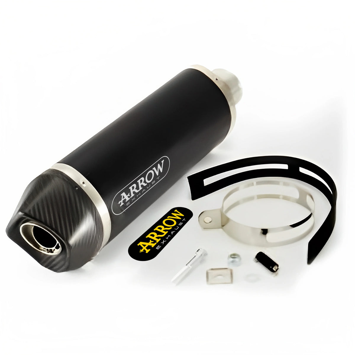 Arrow einddemper aluminium Kawasaki ER-6N 2012-2016 Race-Tech