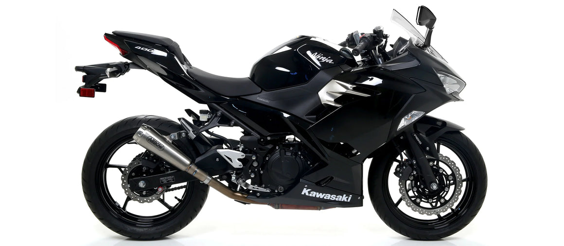 Arrow einddemper nichrom Kawasaki NINJA 400 2018-2021 Pro-Race