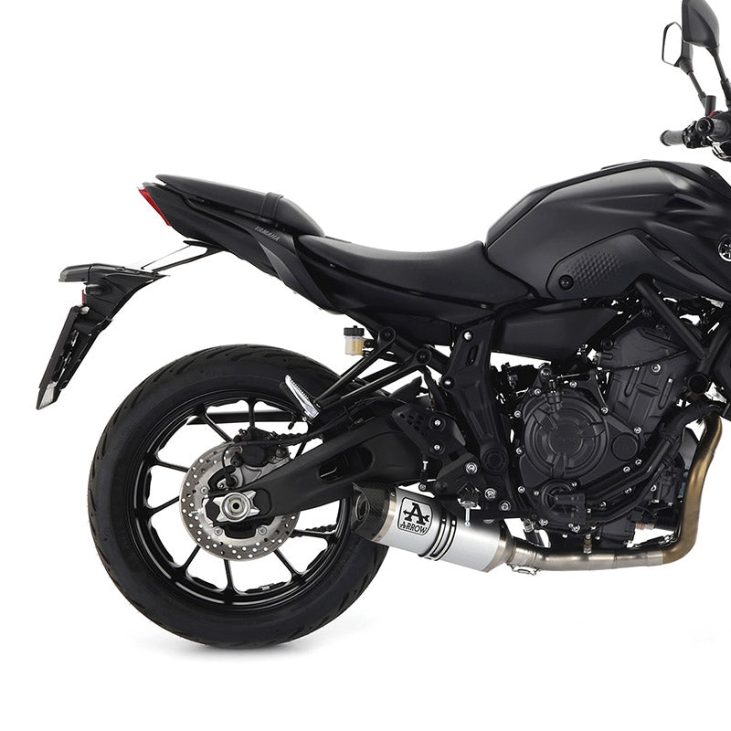 Arrow Yamaha MT-07 2021-2024 – Thunder aluminium silencer with carby end cap | Femon Parts