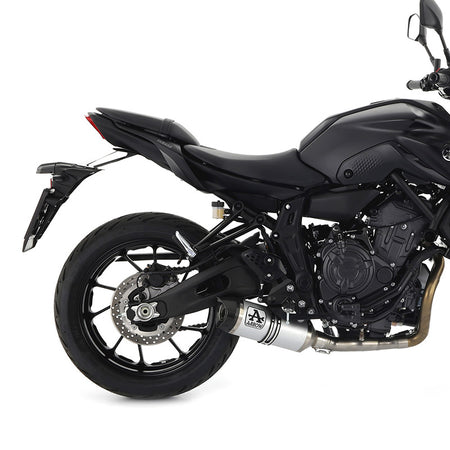 Arrow Yamaha MT-07 2021-2024 – Thunder aluminium silencer with carby end cap | Femon Parts