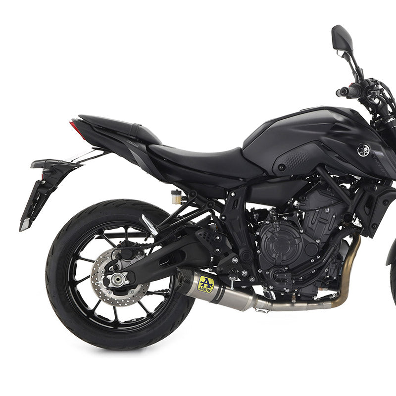 Arrow Yamaha MT-07 2021-2024 – Thunder titanium silencer with carby end cap | Femon Parts