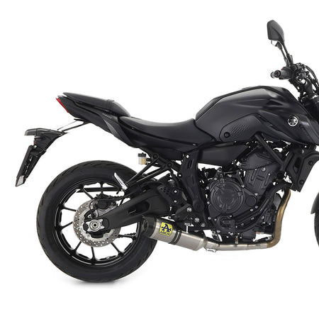 Arrow Yamaha MT-07 2021-2024 – Thunder titanium silencer with carby end cap | Femon Parts