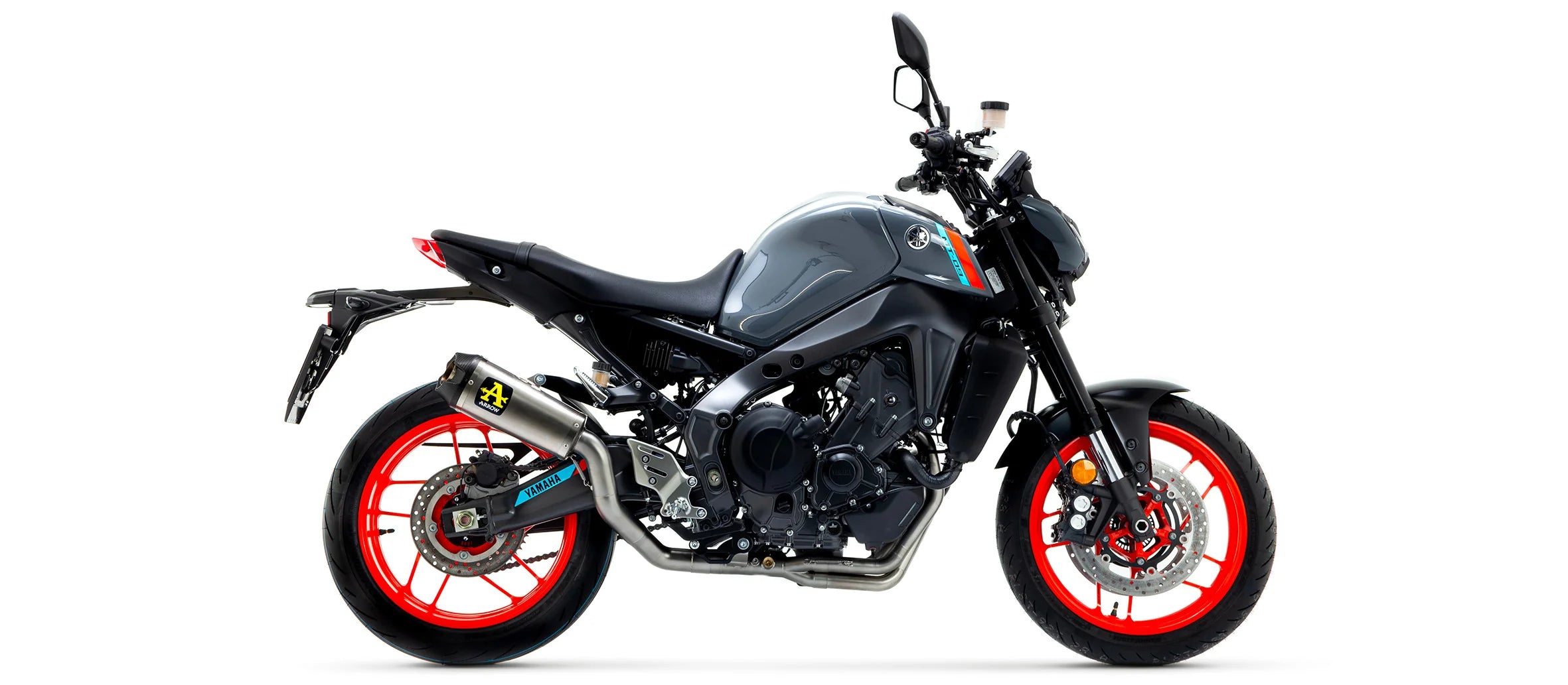 Arrow Yamaha MT-09 2021-2023 – Works Titanium silencer with carby end cap | Femon Parts