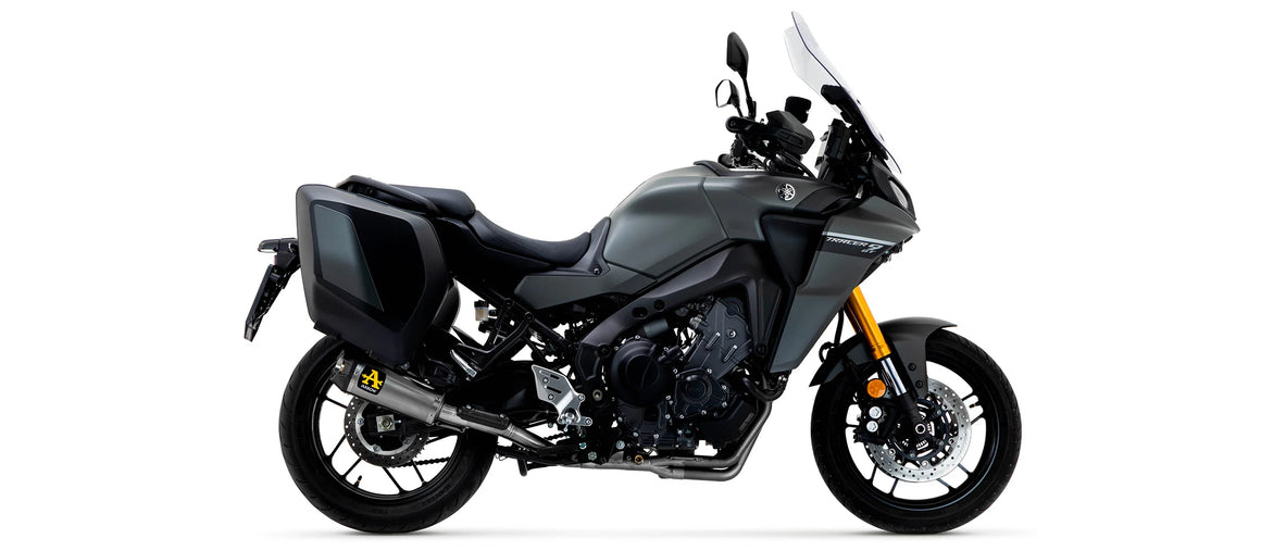 Arrow Yamaha TRACER 9 GT 2021-2024 – Thunder titanium silencer with carby end cap | Femon Parts