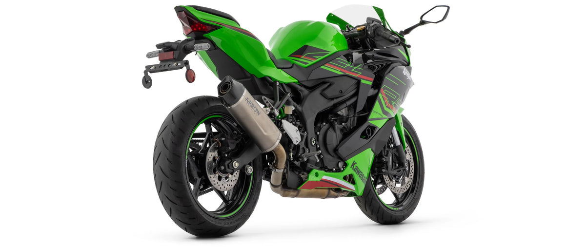 Arrow einddemper titanium Kawasaki ZX-4R 2024-2025 Indy Race EVO