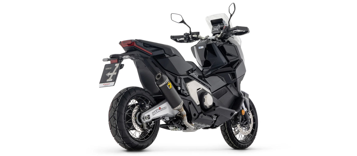 Arrow Honda X-ADV 750 2025 – Race-Tech carboni fibre silencer with carby end cap - short version | Femon Parts