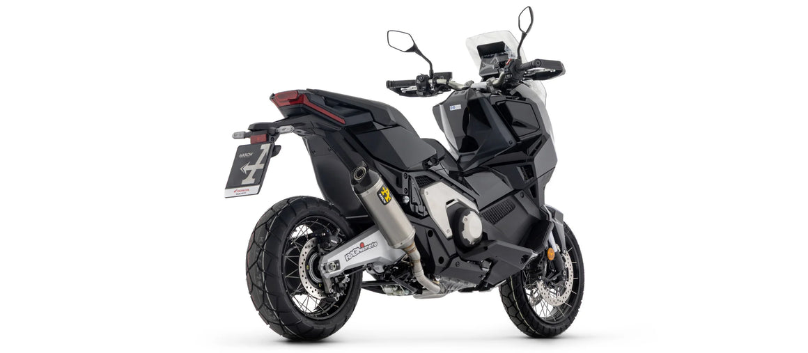 Arrow Honda X-ADV 750 2025 – Race-Tech titanium silencer with carby end cap - short version | Femon Parts