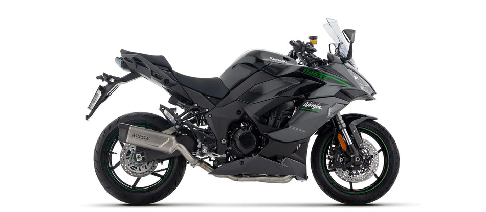 Arrow Kawasaki NINJA 1100 SX 2025 – Indy Race EVO Titanium silencer with carby end cap | Femon Parts