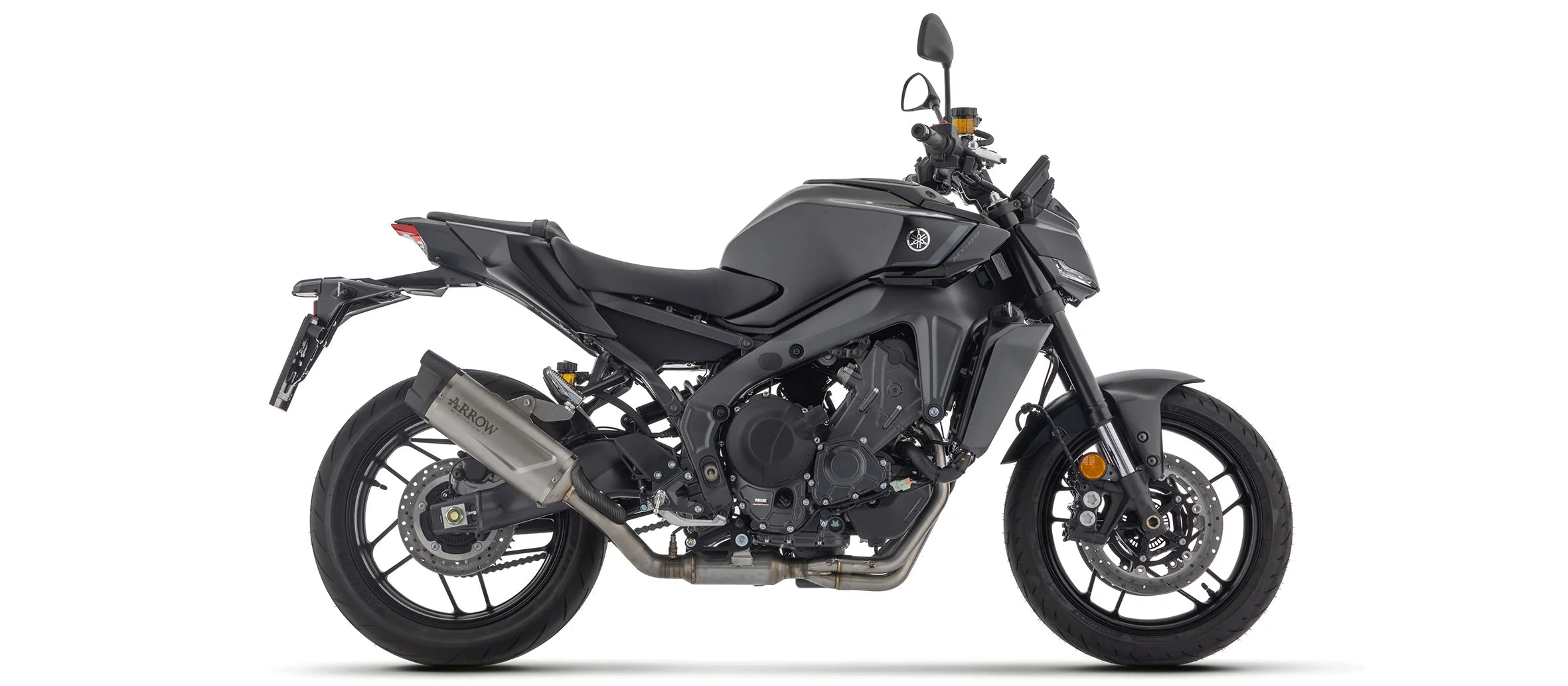Arrow Yamaha MT-09 / MT-09 SP (35Kw) 2024-2025 – Homologated full system with Indy Race EVO titanium silencer | Femon Parts