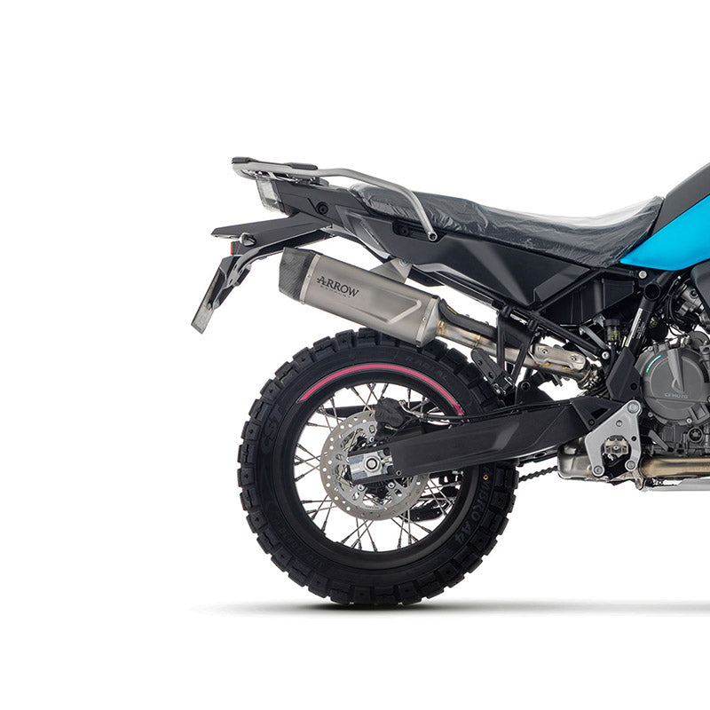 Arrow CF Moto 800 MT-X 2025 – Indy Race EVO Titanium silencer with carby end cap | Femon Parts