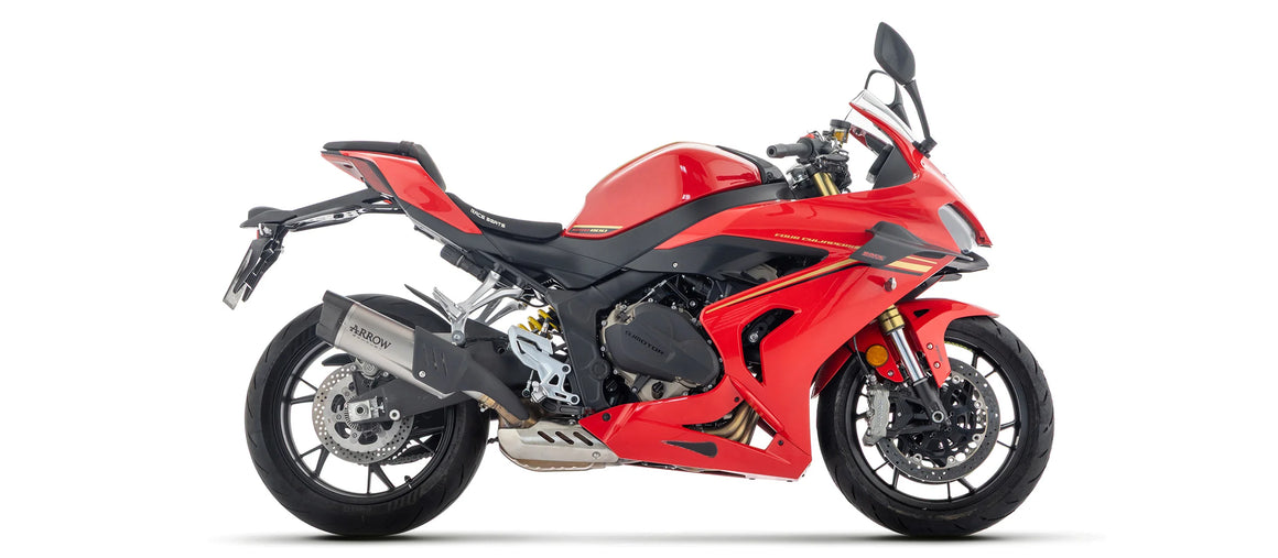 Arrow QJMOTOR SRK 800 RR 2025 – Indy Race EVO Titanium silencer with carby end cap | Femon Parts