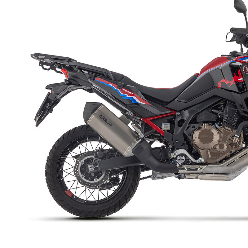 Arrow Honda Africa Twin 1100 AdvSport 2024-2025 – Sonora titanium silencer with carby end cap | Femon Parts
