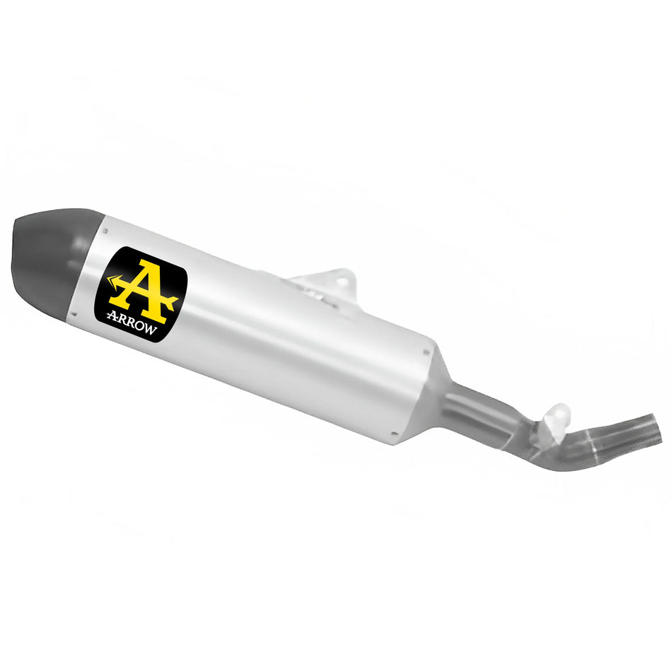 Arrow Honda CRF 450 L / XR 2019-2020 – Catalytic homologated Race-Tech titanium silencer with carbon end cap | Femon Parts