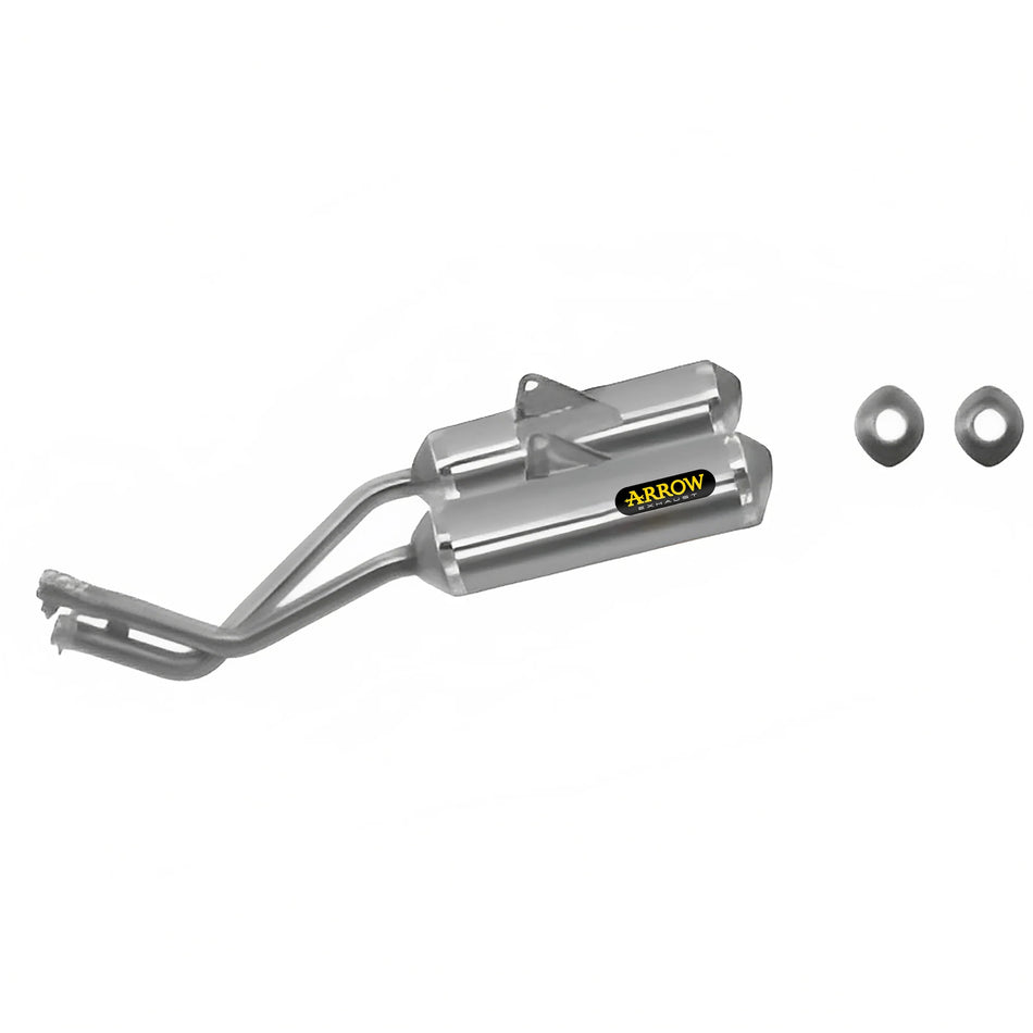 Arrow Honda FMX 650 2005-2008 – Thunder Approved aluminium silencers (right + left) | Femon Parts