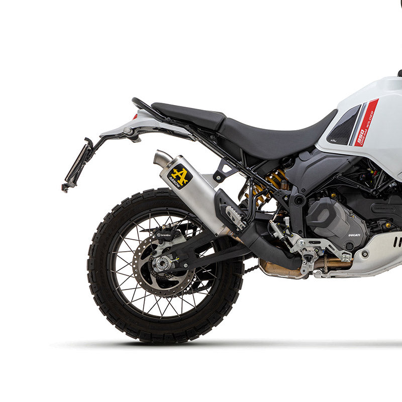Arrow Ducati Desert X 950 2022-2025 – Indy Race aluminium silencer with steel end cap | Femon Parts