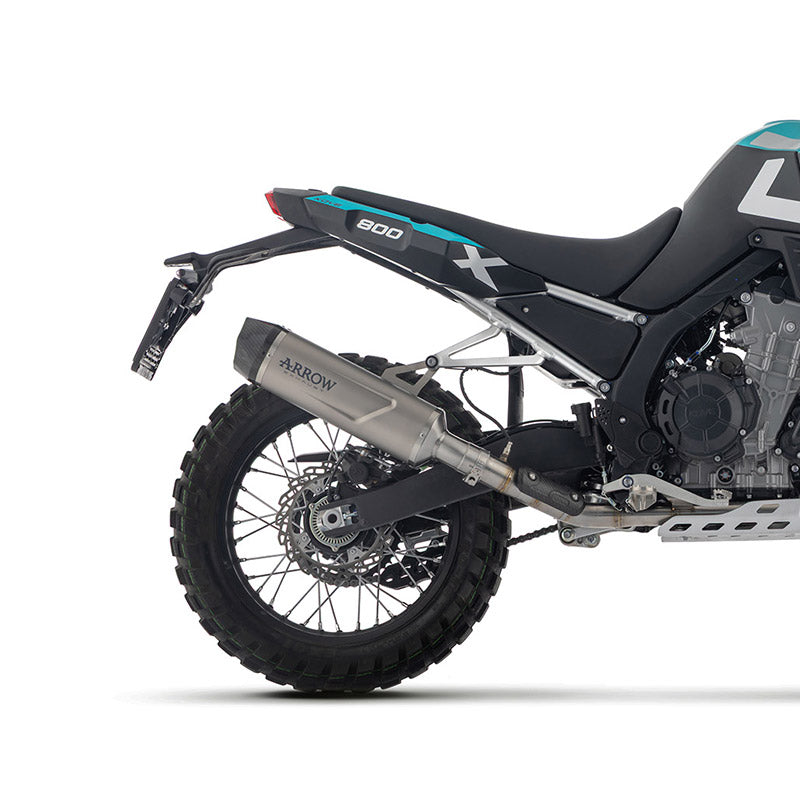 Kove | 800X Pro / 800X Rally | 2025 | Indy Race EVO Titan-Schalldämpfer mit Vergaser-Endkappe