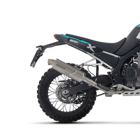 Arrow Kove 800X Pro / 800X Rally 2025 – Indy Race EVO Titanium silencer with steel end cap | Femon Parts