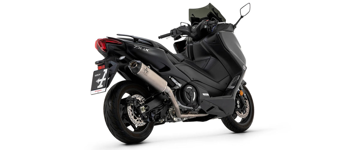Arrow Yamaha TMAX 560 2020-2024 – Full system with Indy Race titanium silencers | Femon Parts