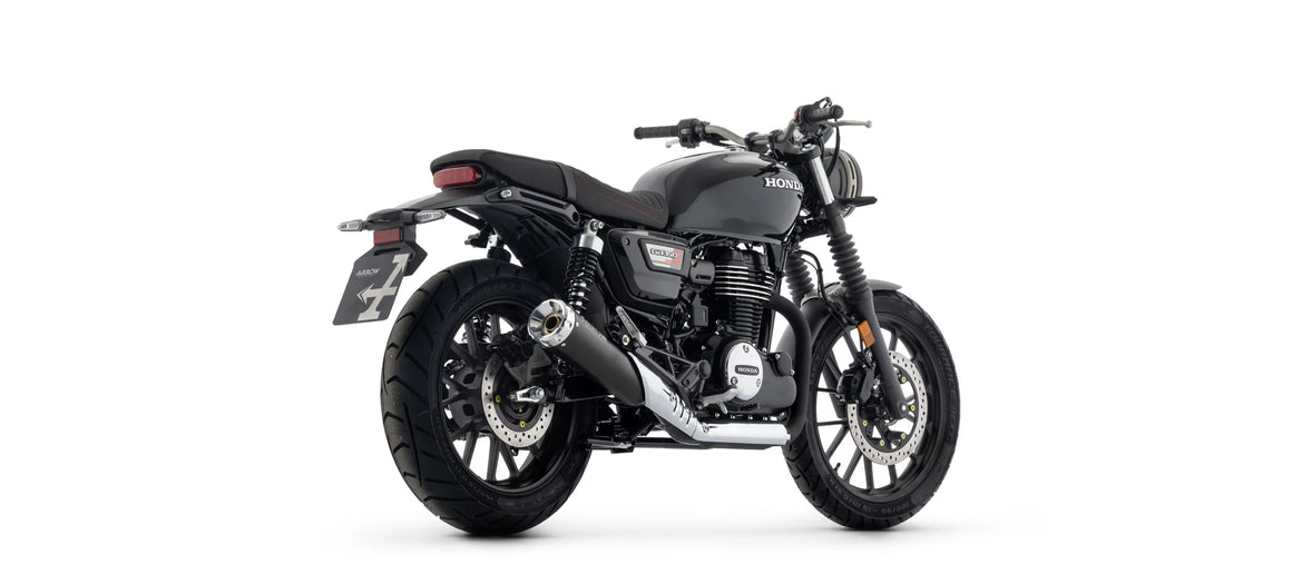 Arrow Honda GB 350 S 2025 – Rebel silencer with aluminium polish end cap | Femon Parts