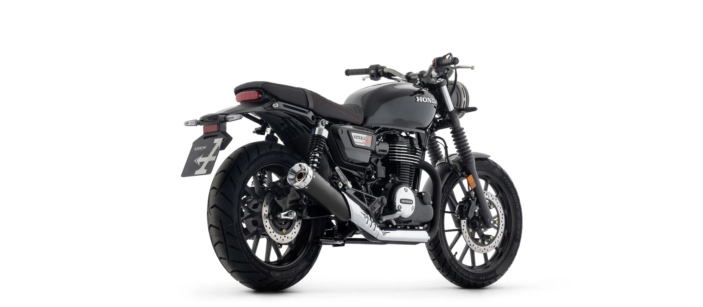 Arrow Honda GB 350 S 2025 – Rebel silencer with aluminium polish end cap | Femon Parts