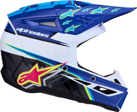 Alpinestars Helm Jeugd SM3 FALCON Blauw/Zwart/Roze
