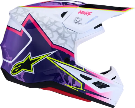 Alpinestars Helm SM7 BLASTER Paars/Roze/Wit