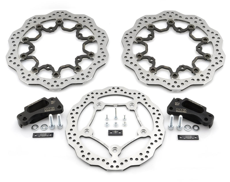 NG BRAKES Wave Floating Oversized Brake Disc Kit