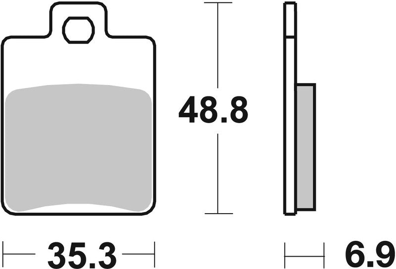 Brembo Scooter Sintered Metal Brake pads - 07019XS