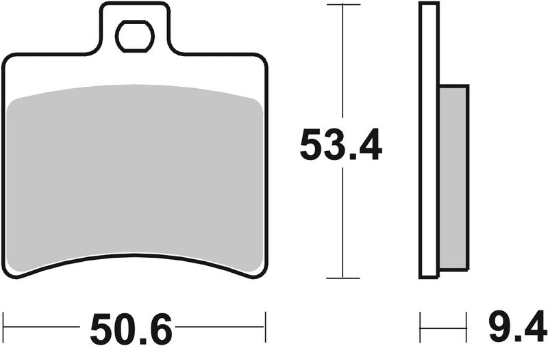 Brembo Scooter Sintered Metal Brake pads - 07020XS