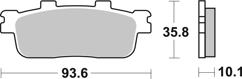 Brembo Scooter Sintered Metal Brake pads - 07040XS