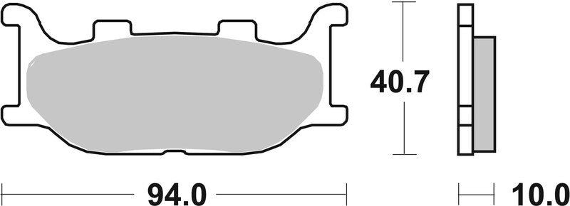 Brembo Scooter Sintered Metal Brake pads - 07042XS