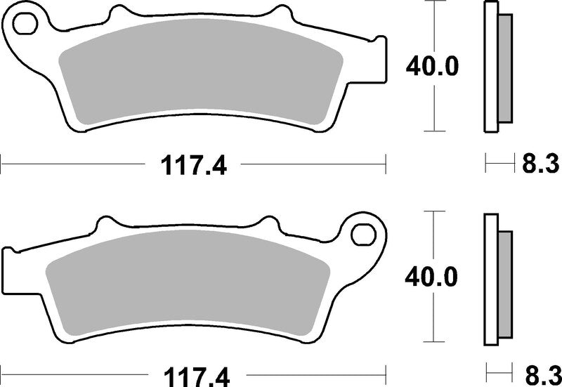 Brembo Scooter Sintered Metal Brake pads - 07045XS