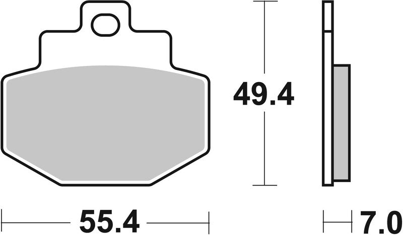 Brembo Scooter Sintered Metal Brake pads - 07047XS